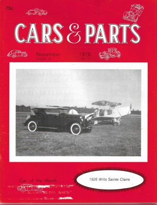 CARS & PARTS 1976 NOV - '26 WILLS SAINTE CLAIRE, LEBARON & PACKARD, BENTLEY